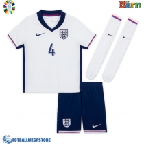 Fotballdrakt Barn England Declan Rice #4 Hjemmedraktsett EM 2024 Kortermet (+ Korte bukser)